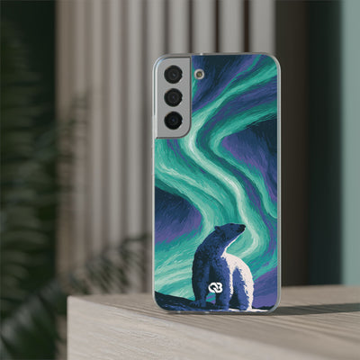 Arctic Aurora Bear · Lite Phone Case for Samsung · Teal