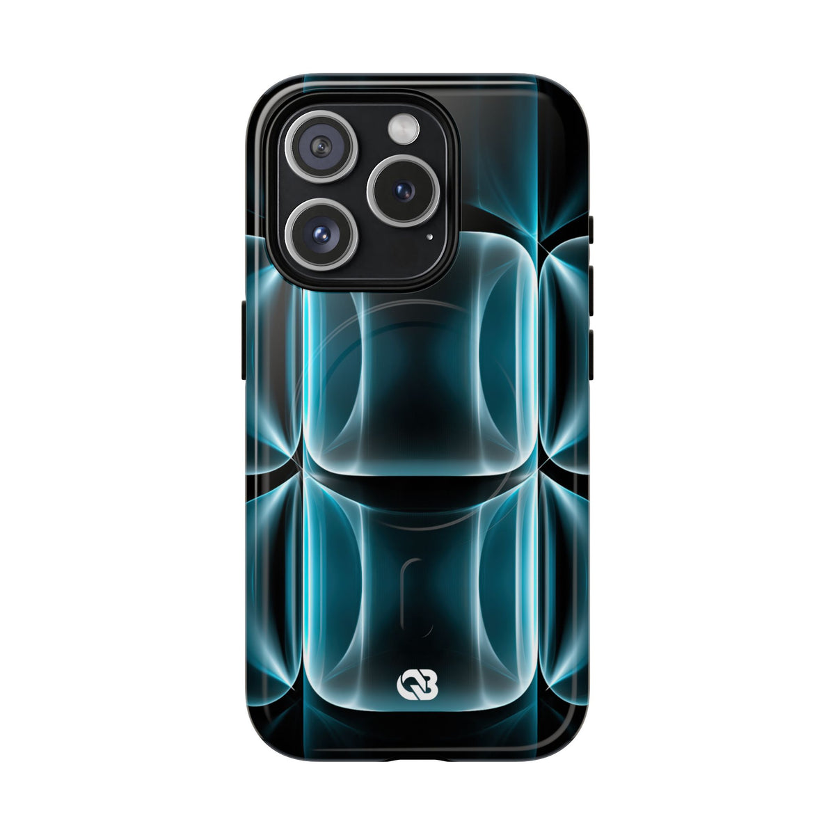 Cyan Core Matrix · Tough 2.0 Magnetic Phone Case for iPhone · Blue