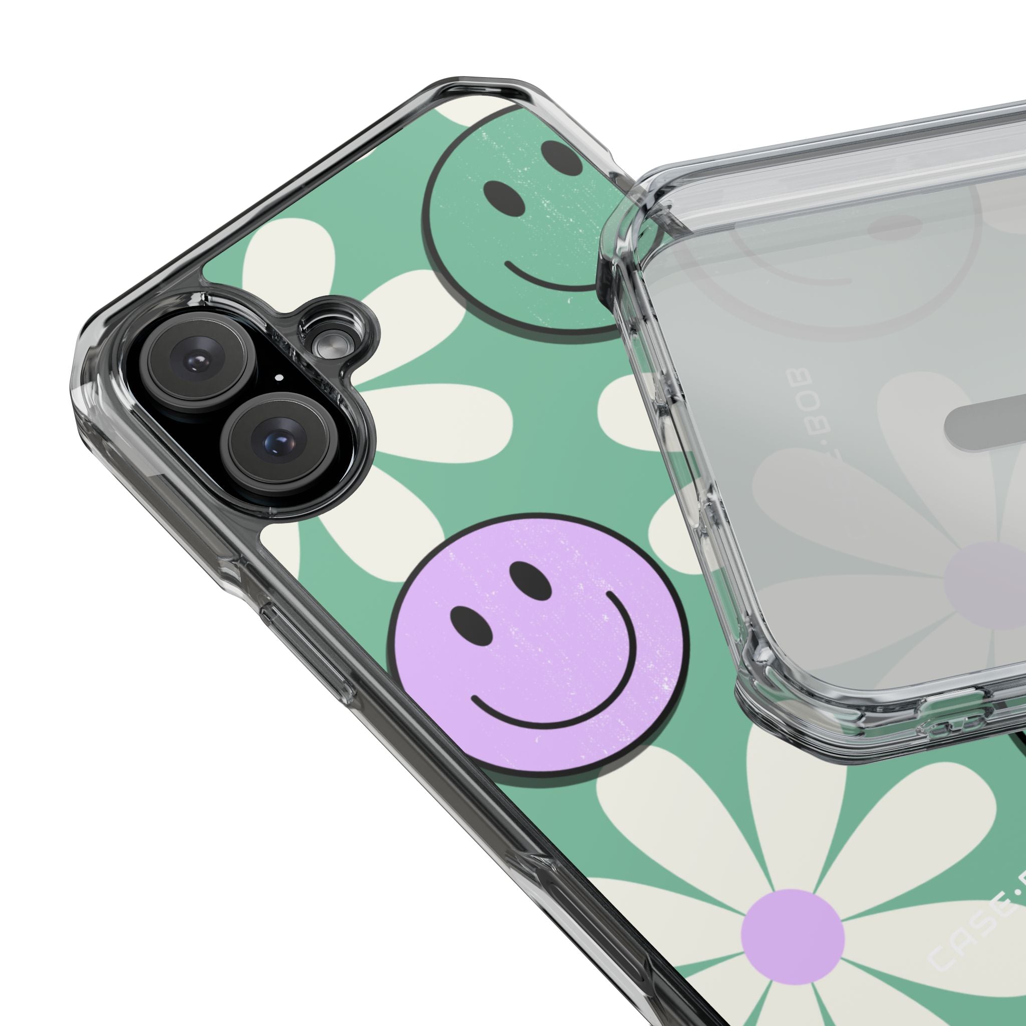 Smiley Daisy Glow iPhone 16 Plus Case - Impact