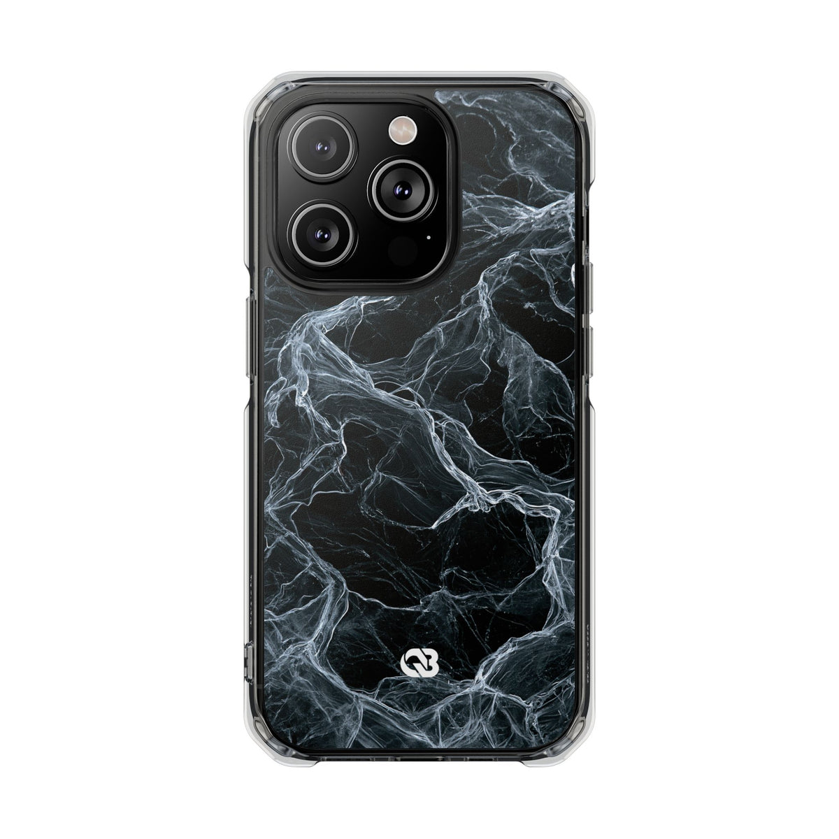 Arctic Gossamer · Clear Impact Magnetic Phone Case for iPhone · Black