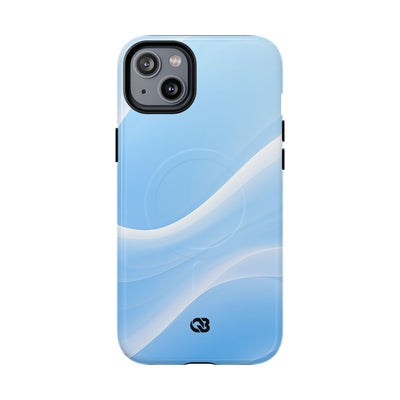 Blue Tough 2.0 Magsafe Phone Case for iPhone - Glacial Blue Silk
