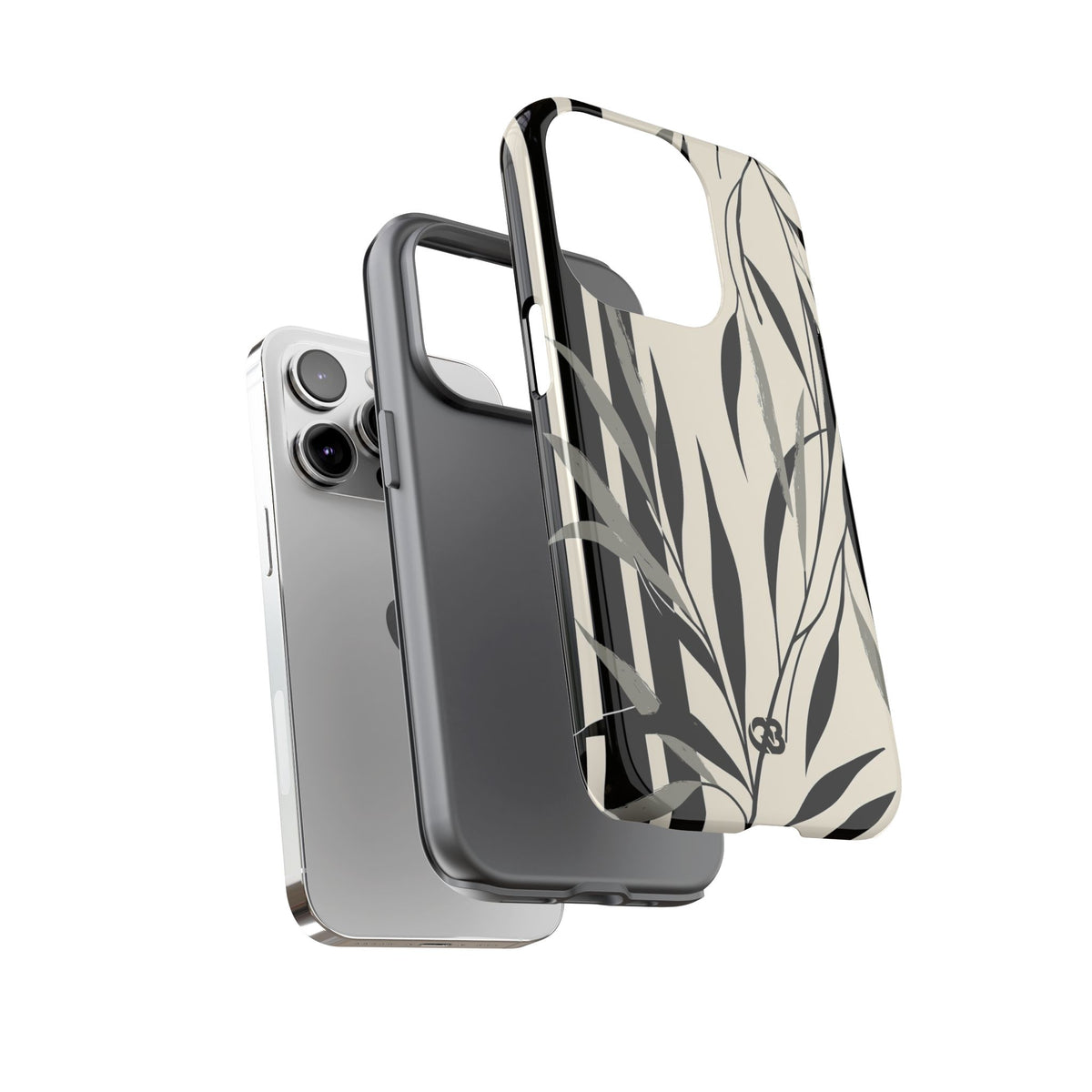 Linear Willow Study · Tough Phone Case for iPhone · Beige