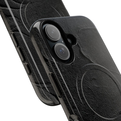 Obsidian Stucco Relief · Tough 2.0 Magnetic Phone Case for iPhone · Black