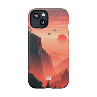 Orange Tough 2.0 Magnetic Phone Case for iPhone - Crimson Ridge Flight