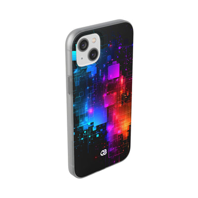 Spectral Circuit Grid · Lite Phone Case for iPhone ·  Black