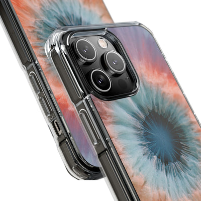 Radiant Aura Core · Clear Impact Magnetic Phone Case for iPhone · Orange