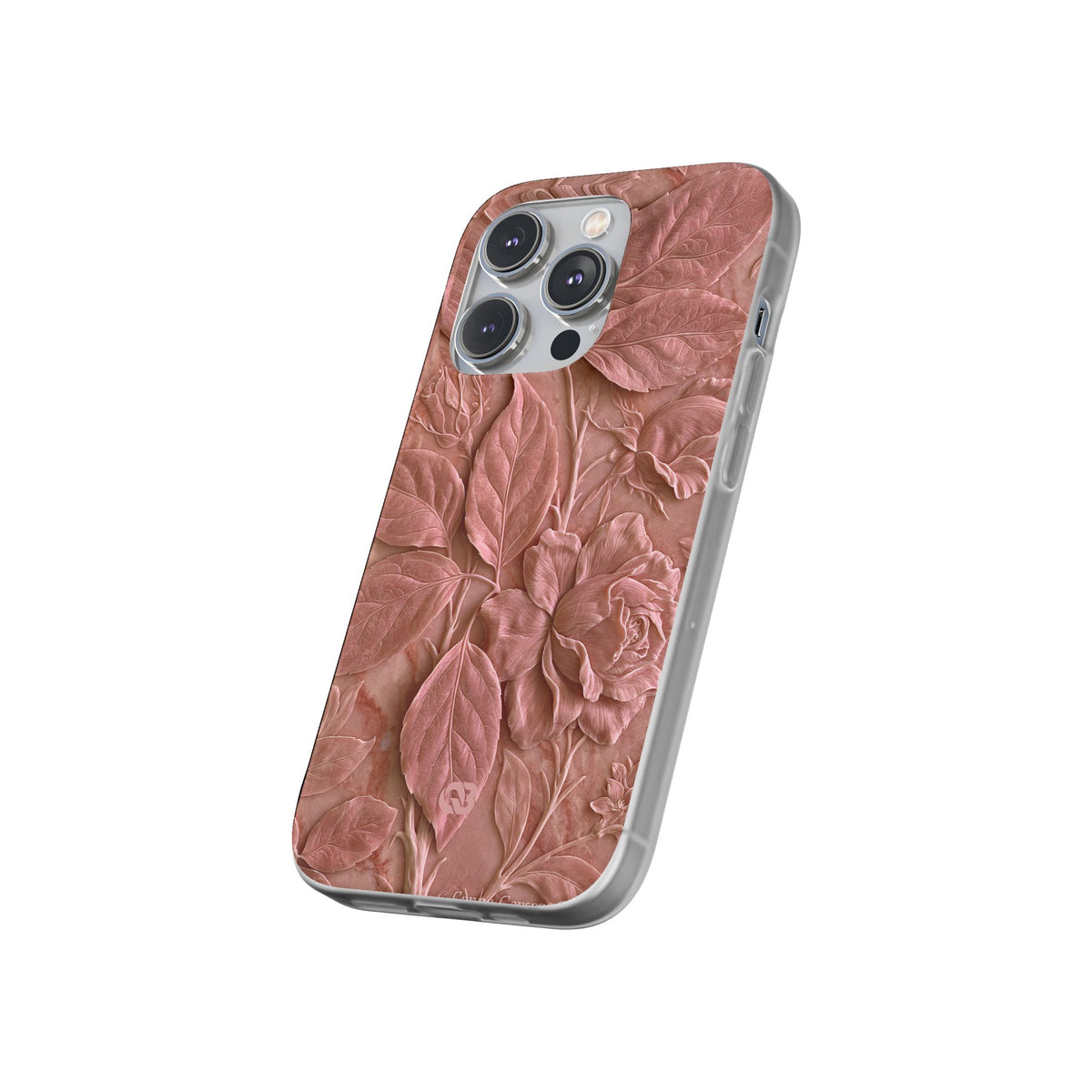 Blush Rose Relief · Lite Phone Case for iPhone ·  Pink