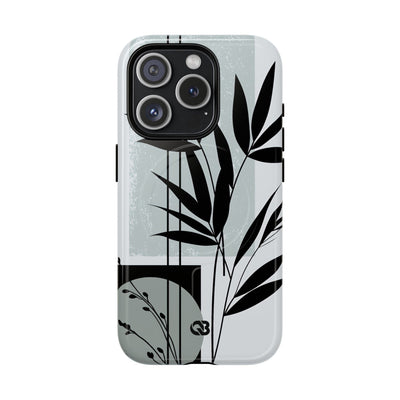 Grey Tough 2.0 Magsafe Phone Case for iPhone - Sage Bamboo Noir