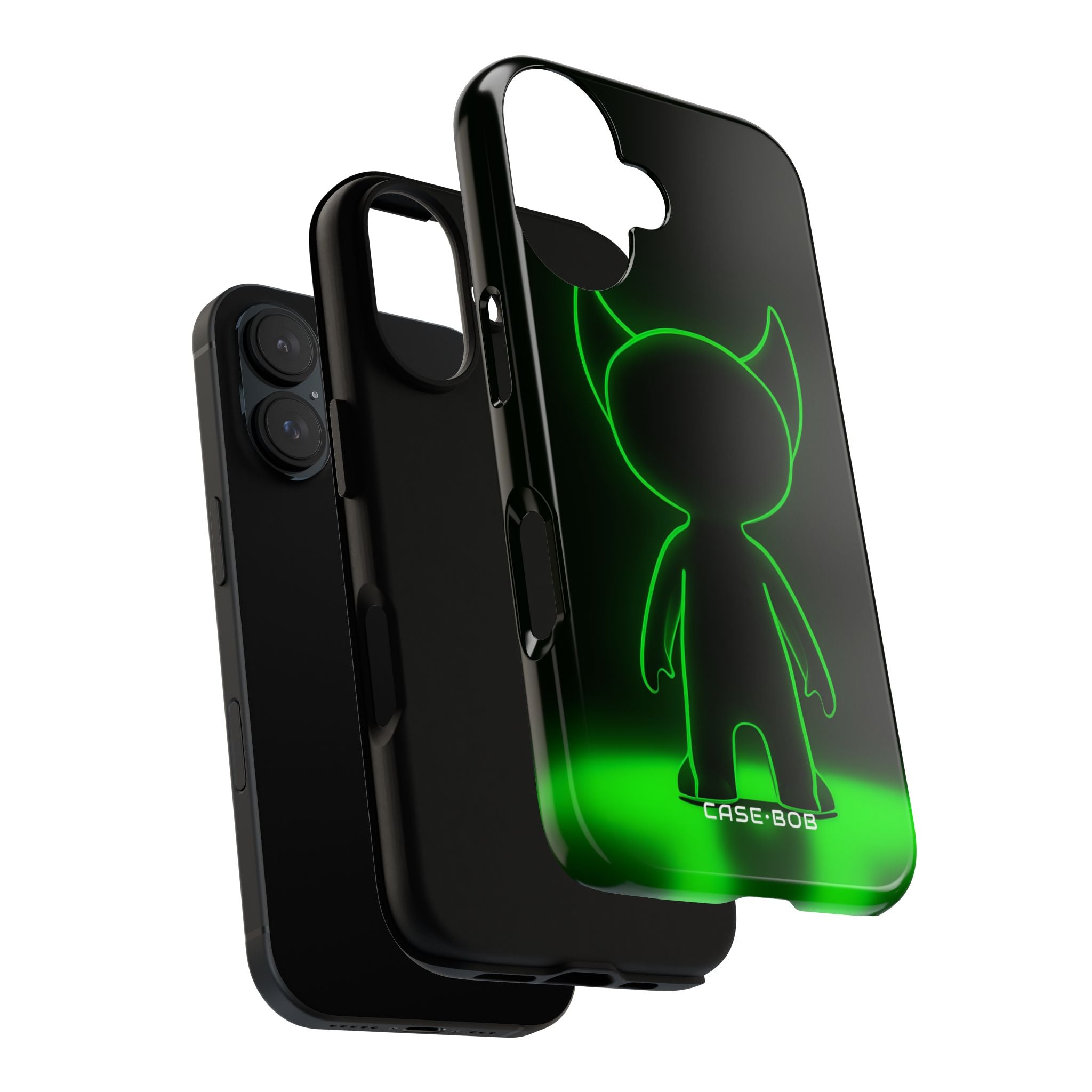 Neon Horned Glow iPhone 16 Case - Tough