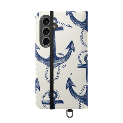 Blue Anchor Breeze - Samsung S24 Plus Case - Wallet