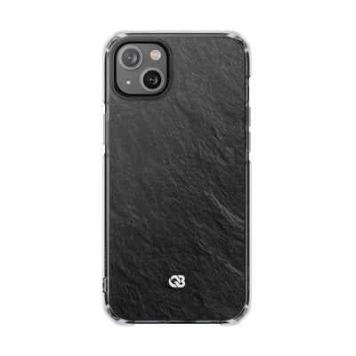 Obsidian Slate · Clear Impact Magnetic Phone Case for iPhone ·  Black