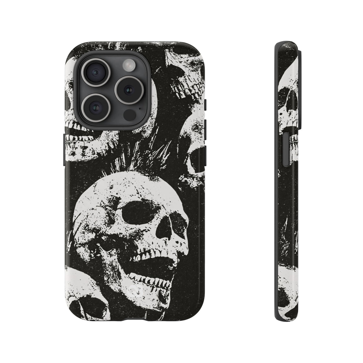 Punk Skull Riot · Tough Phone Case for iPhone · Black