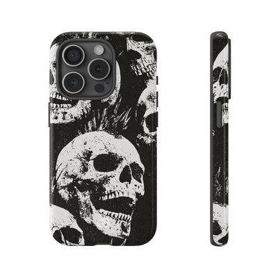 Punk Skull Riot · Tough Phone Case for iPhone · Black