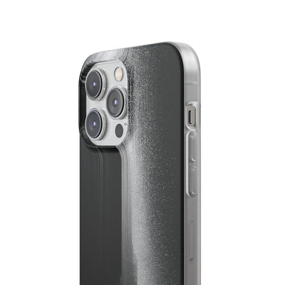 Black Lite Phone Case for iPhone - Brutalist Pixel Monolith