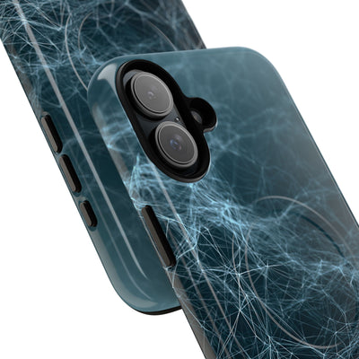 Teal Tough 2.0 Magsafe Phone Case for iPhone - Arctic Neural Mesh