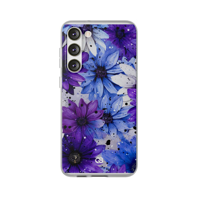 Ink Splatter Blooms · Soft Phone Case for Samsung