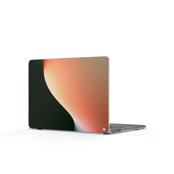 Luminous Arc · Clear Hard Case for MacBook · Green
