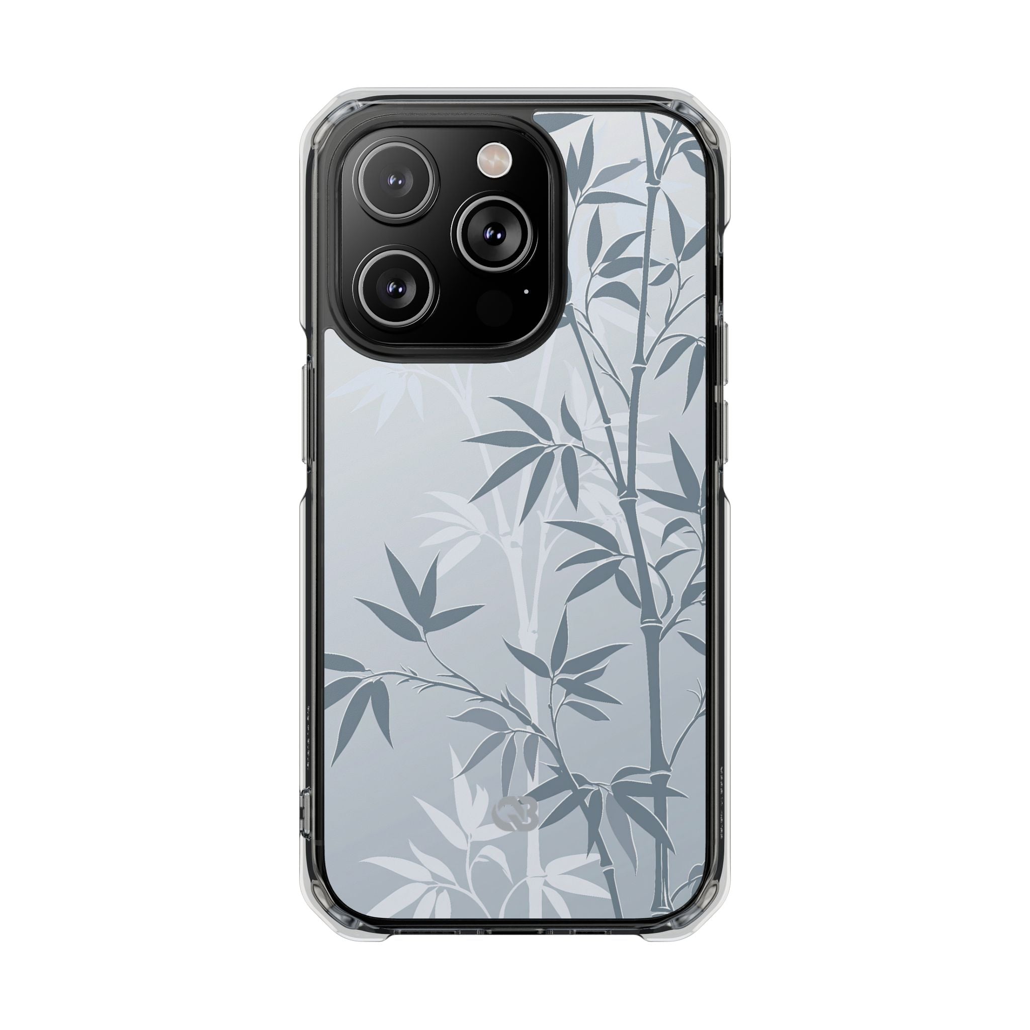 Blue Impact MagSafe Phone Case for iPhone - Slate Bamboo Shadow