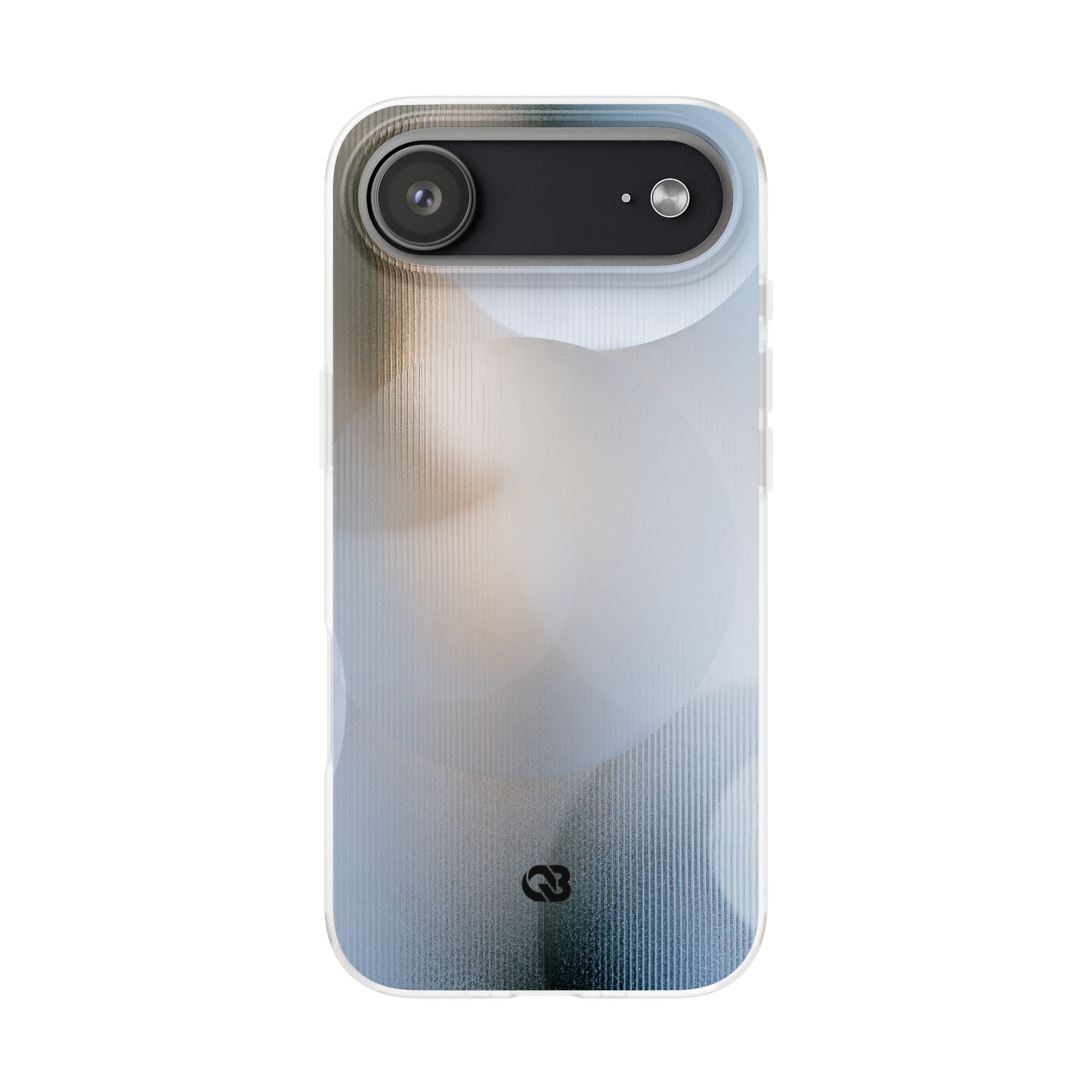 White Lite Phone Case for iPhone - Frosted Ribbed Sphere