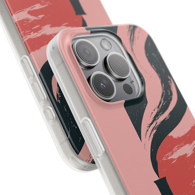 Pink Lite Phone Case for iPhone - Cinder Rose Plume