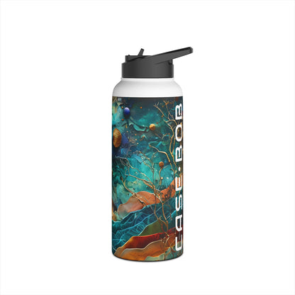 Solar Orbit Orange - Stainless Steel Water Bottle