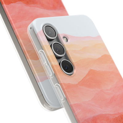 Alpenglow Ridge Vista · Lite Phone Case for Samsung · Orange