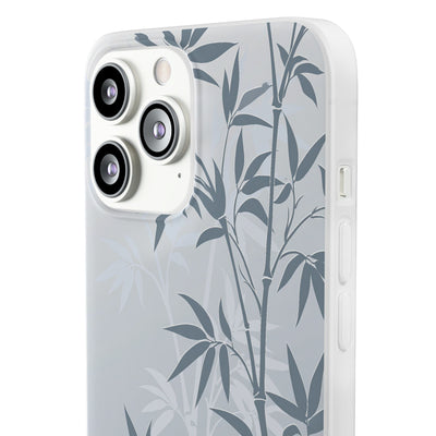 Misty Bamboo Grove · Lite Phone Case for iPhone ·  Blue