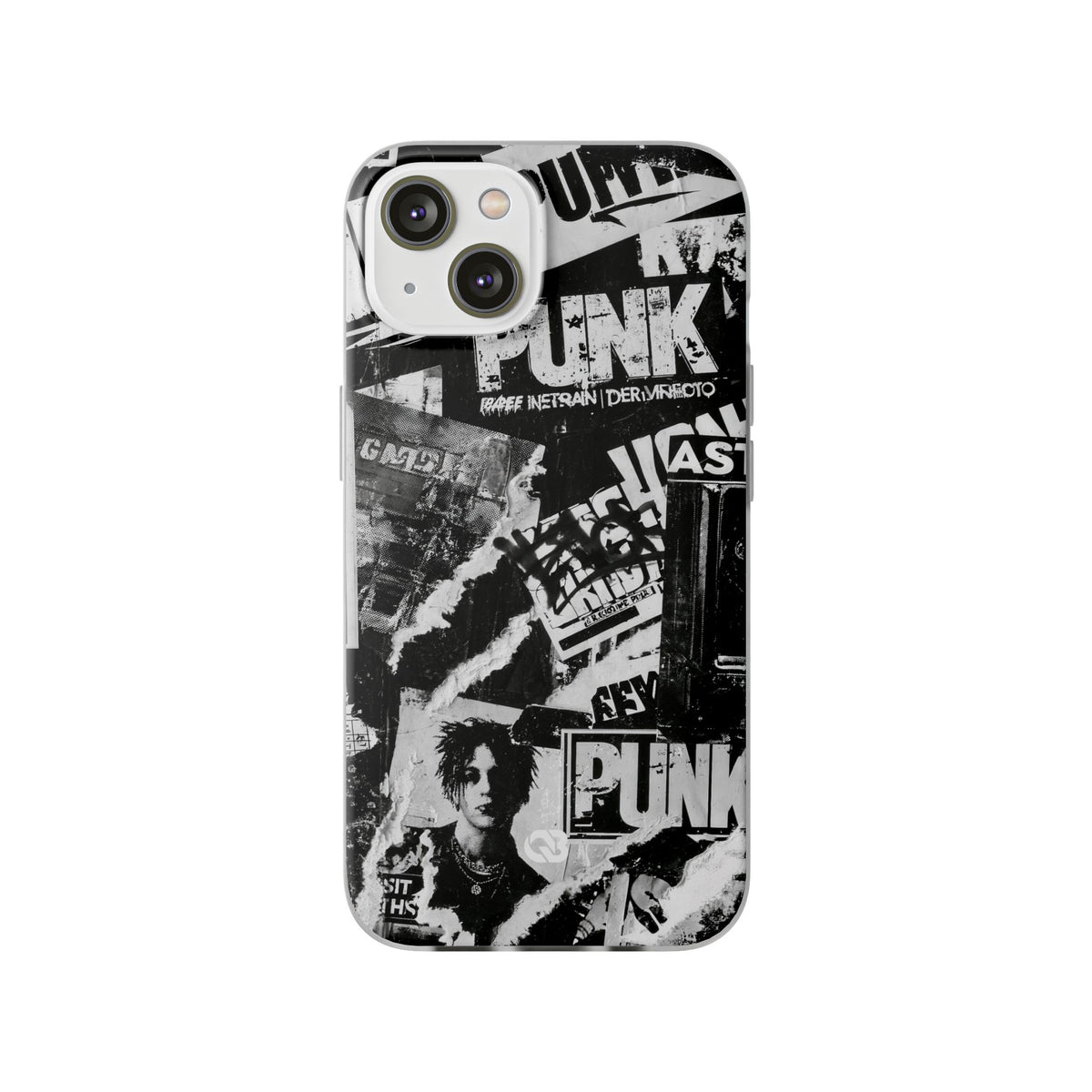Underground Punk Collage · Lite Phone Case for iPhone ·  Black