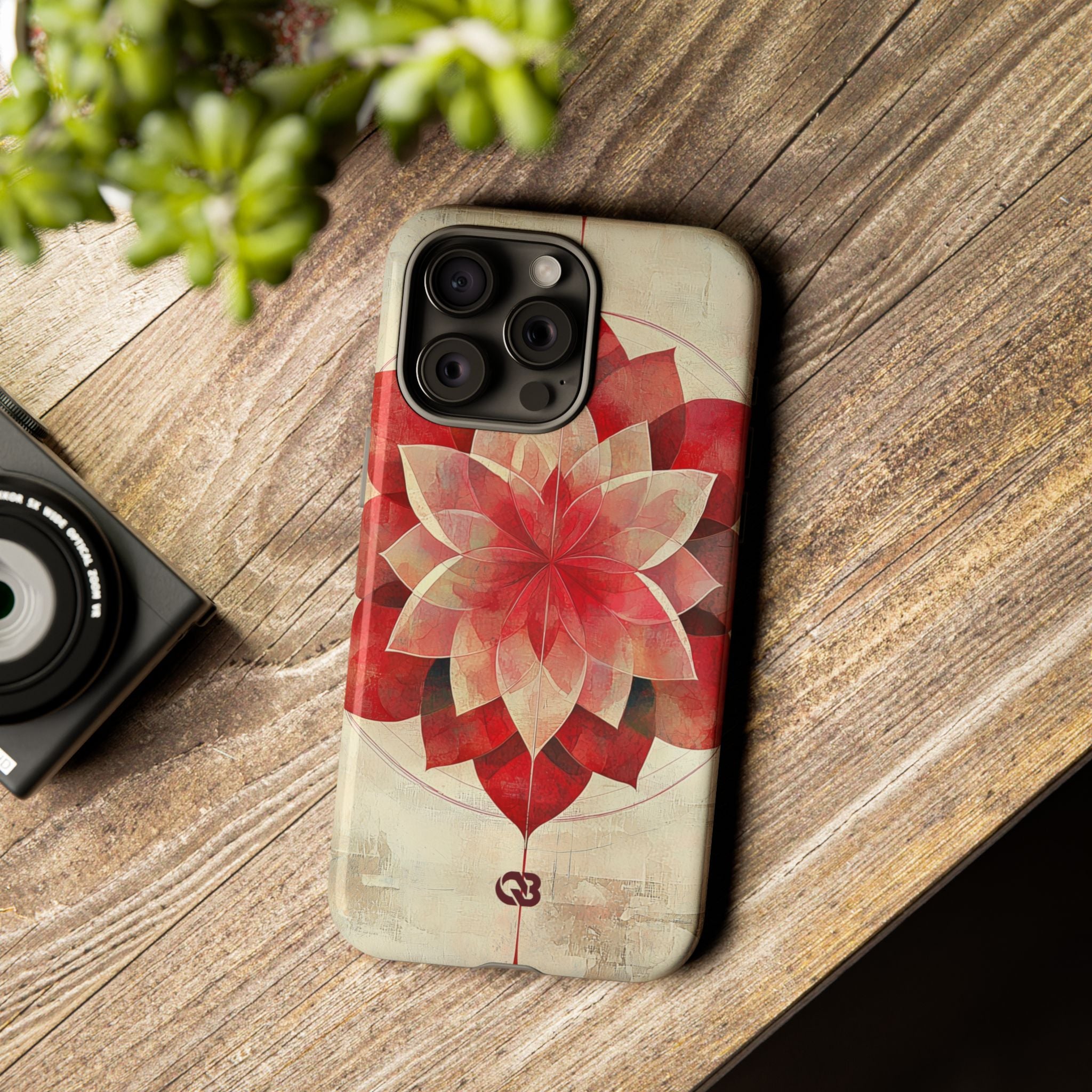 Crimson Petal Peak · Tough Phone Case for iPhone
