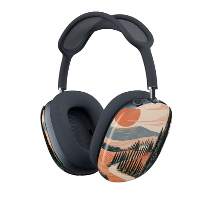 Tuscan Cypress Horizon · Hard Case for AirPods Max · Orange