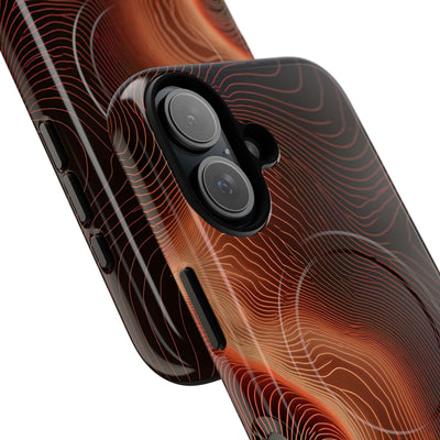 Caldera Ridge · Tough 2.0 Magnetic Phone Case for iPhone · Orange