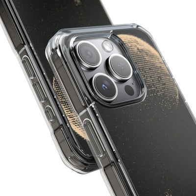 Lunar Metropolis Nocturne · Clear Impact Magnetic Phone Case for iPhone ·  Black