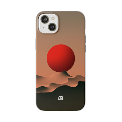 Crimson Sol Ridge · Lite Phone Case for iPhone ·  Red