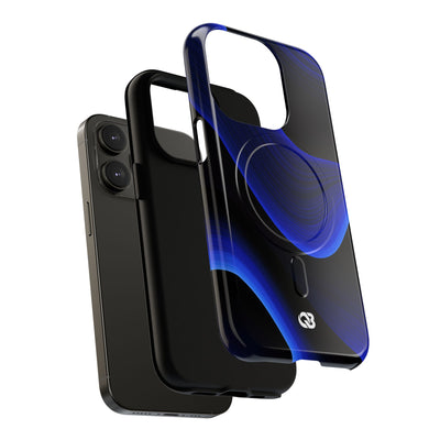Blue Tough 2.0 Magsafe Phone Case for iPhone - Electric Cobalt Flow