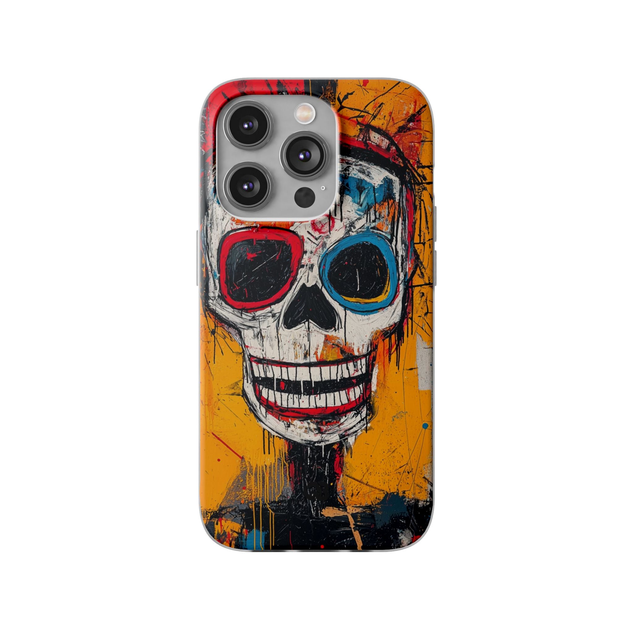 Vivid Graffiti Skull · Soft Custodia per iPhone