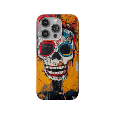 Vivid Graffiti Skull · Soft Custodia per iPhone