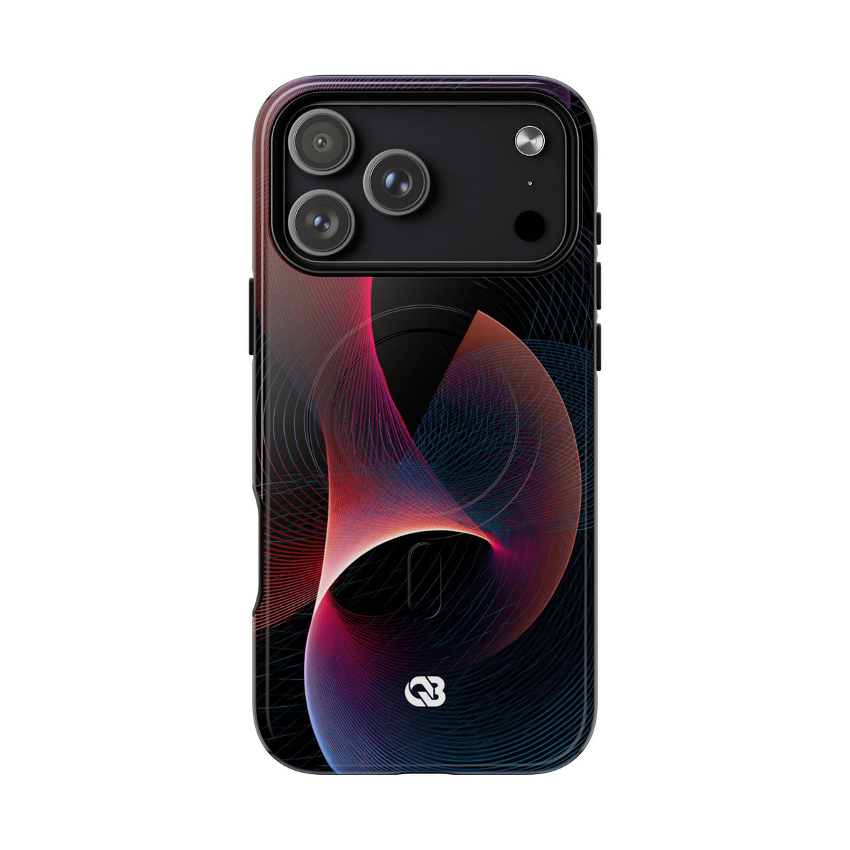 Chromatic Helix · Tough 2.0 Magnetic Phone Case for iPhone · Black
