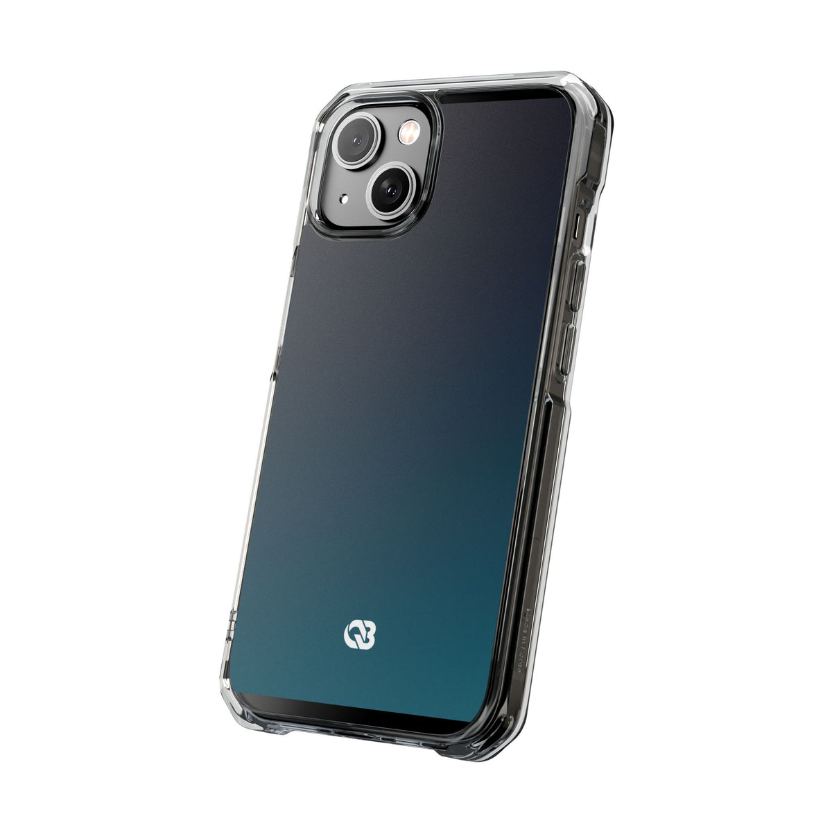 Abyssal Midnight · Clear Impact Magnetic Phone Case for iPhone · Blue