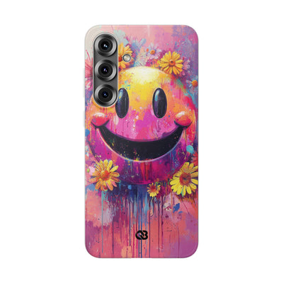 Vivid Grin Graffiti · Soft Phone Case for Samsung