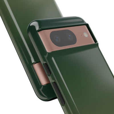 Green Tough Phone Case for Google Pixel - Shadow Moss Grain