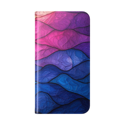 Wavy Veins - iPhone 15 Plus Case - Wallet