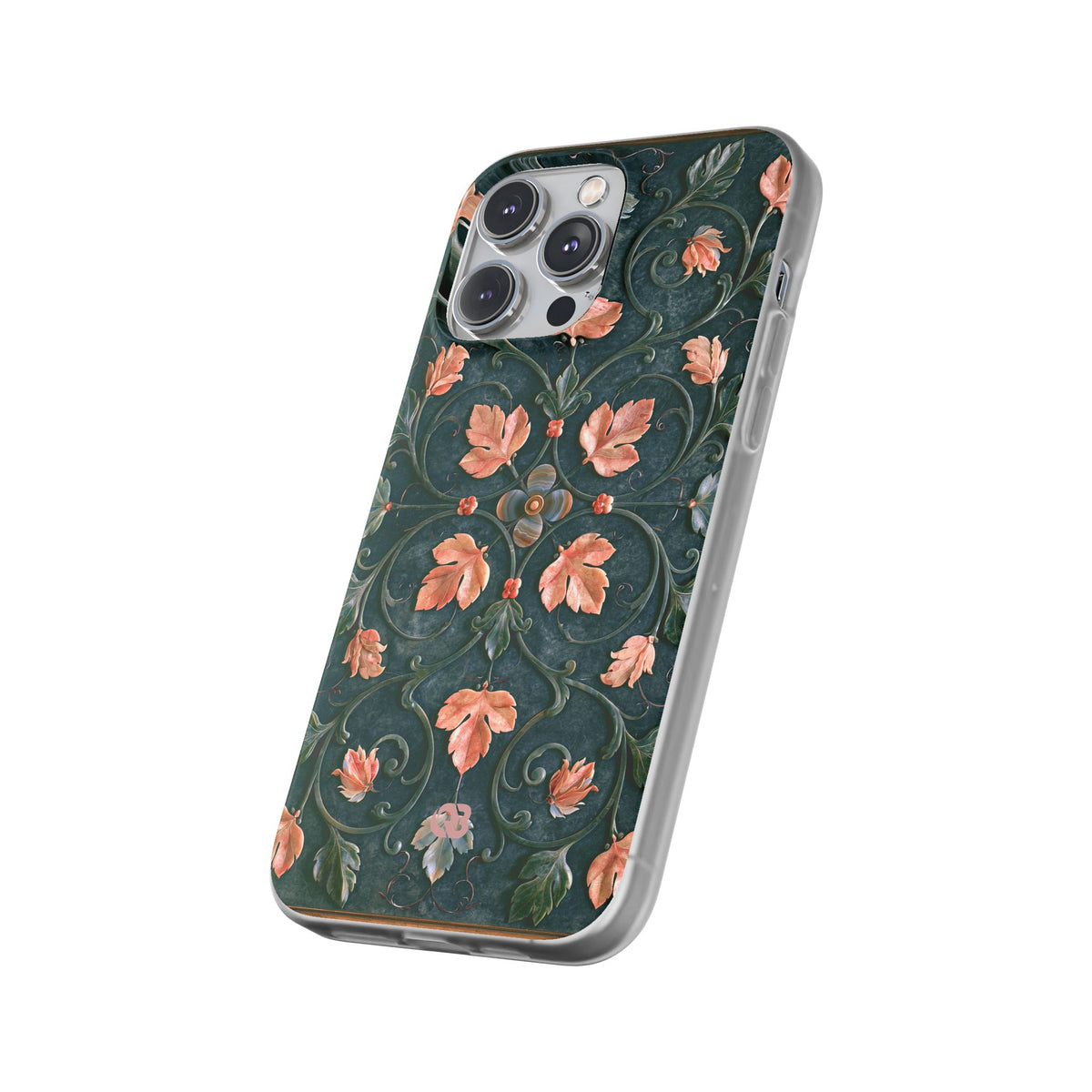 Florentine Rose Arabesque · Lite Phone Case for iPhone ·  Green
