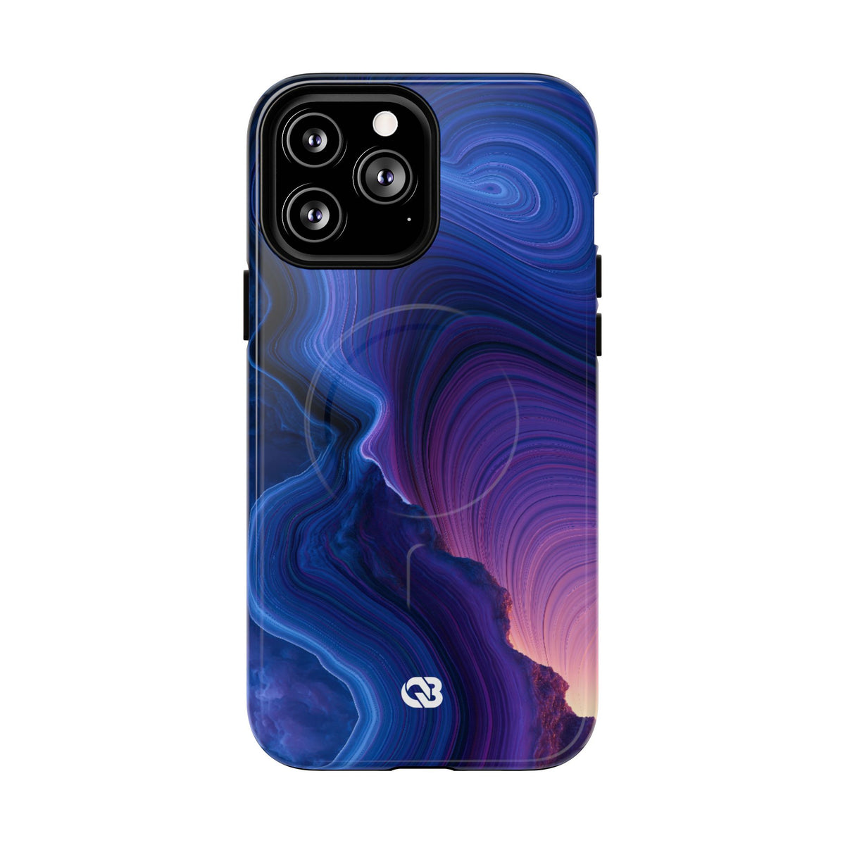 Radiant Strata · Tough 2.0 Magnetic Phone Case for iPhone · Blue