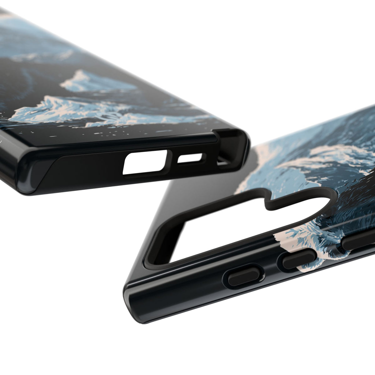 Nordic Arctic Bear · Tough Phone Case for Samsung · Black