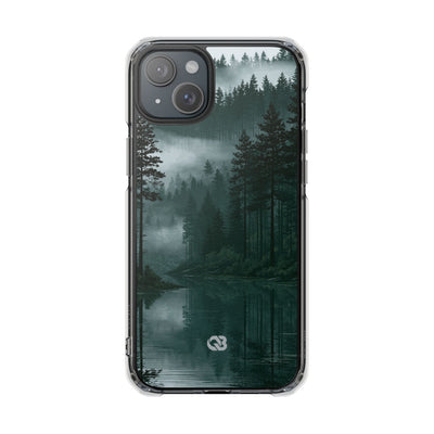 Green Impact MagSafe Phone Case for iPhone - Misty Evergreen Mirror