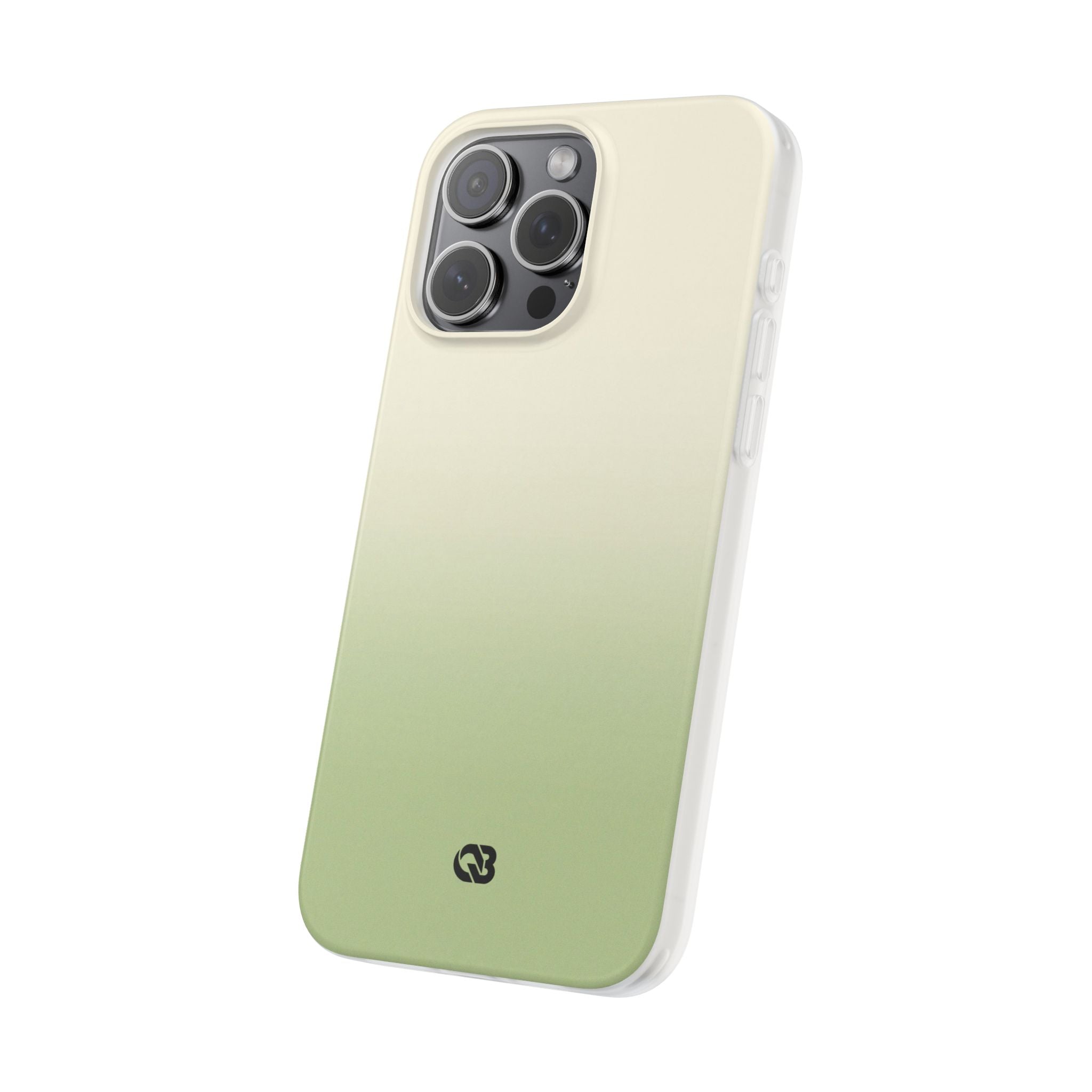 Green Lite Phone Case for iPhone - Bone Sage Fade
