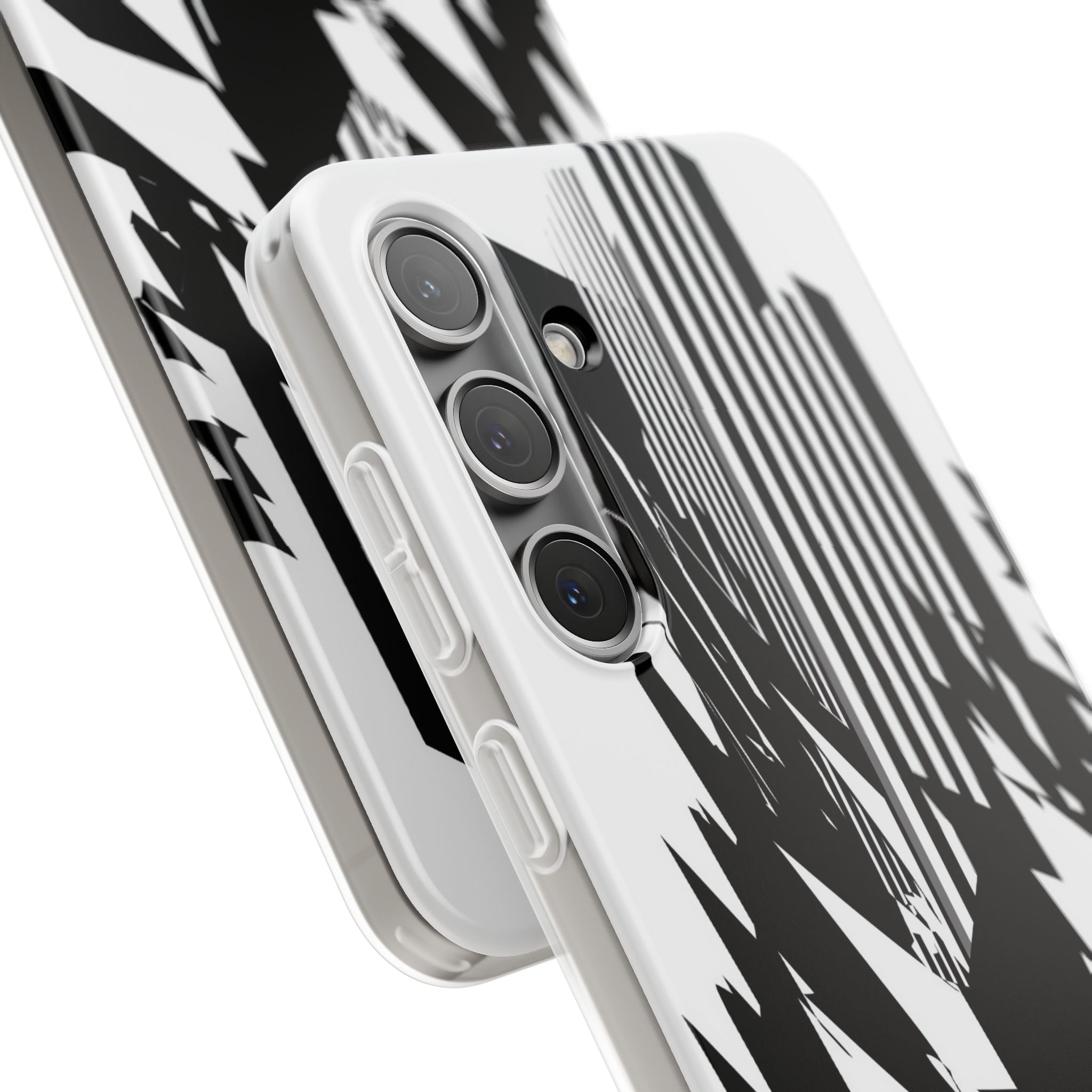 White Lite Phone Case for Samsung - Shattered Vector Spire