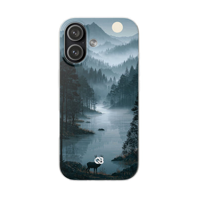 Silent Nordic Fjord · Lite Phone Case for iPhone ·  Blue