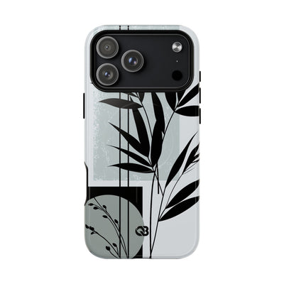 Grey Tough 2.0 Magsafe Phone Case for iPhone - Sage Bamboo Noir