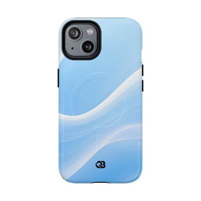 Blue Tough 2.0 Magsafe Phone Case for iPhone - Glacial Blue Silk